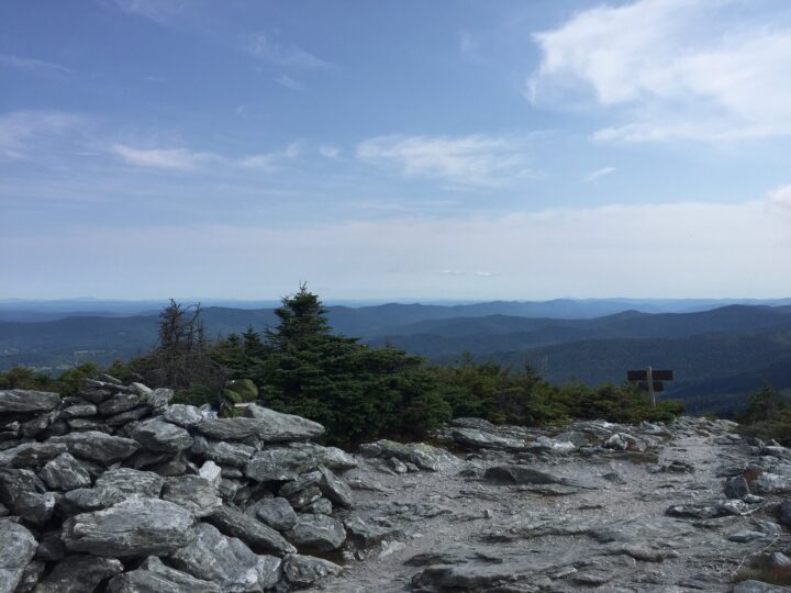 View from atop Burnt Rock